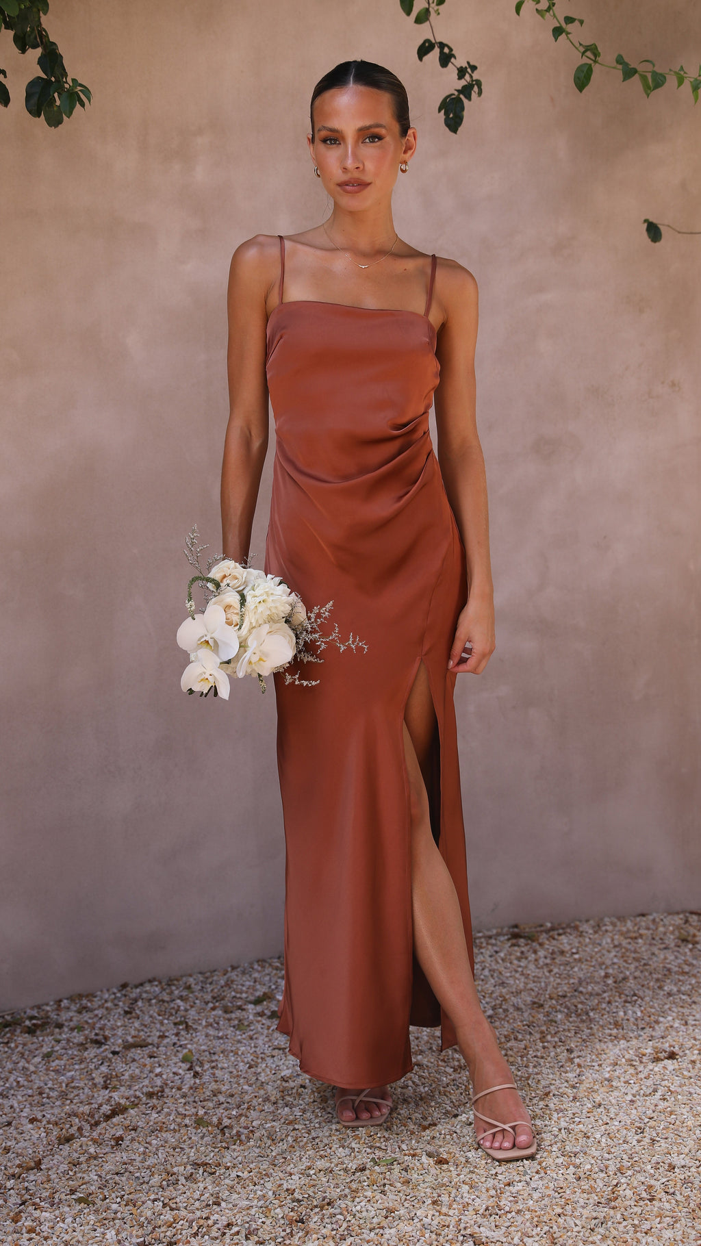 Vestido Maxi Ilana - Cobre