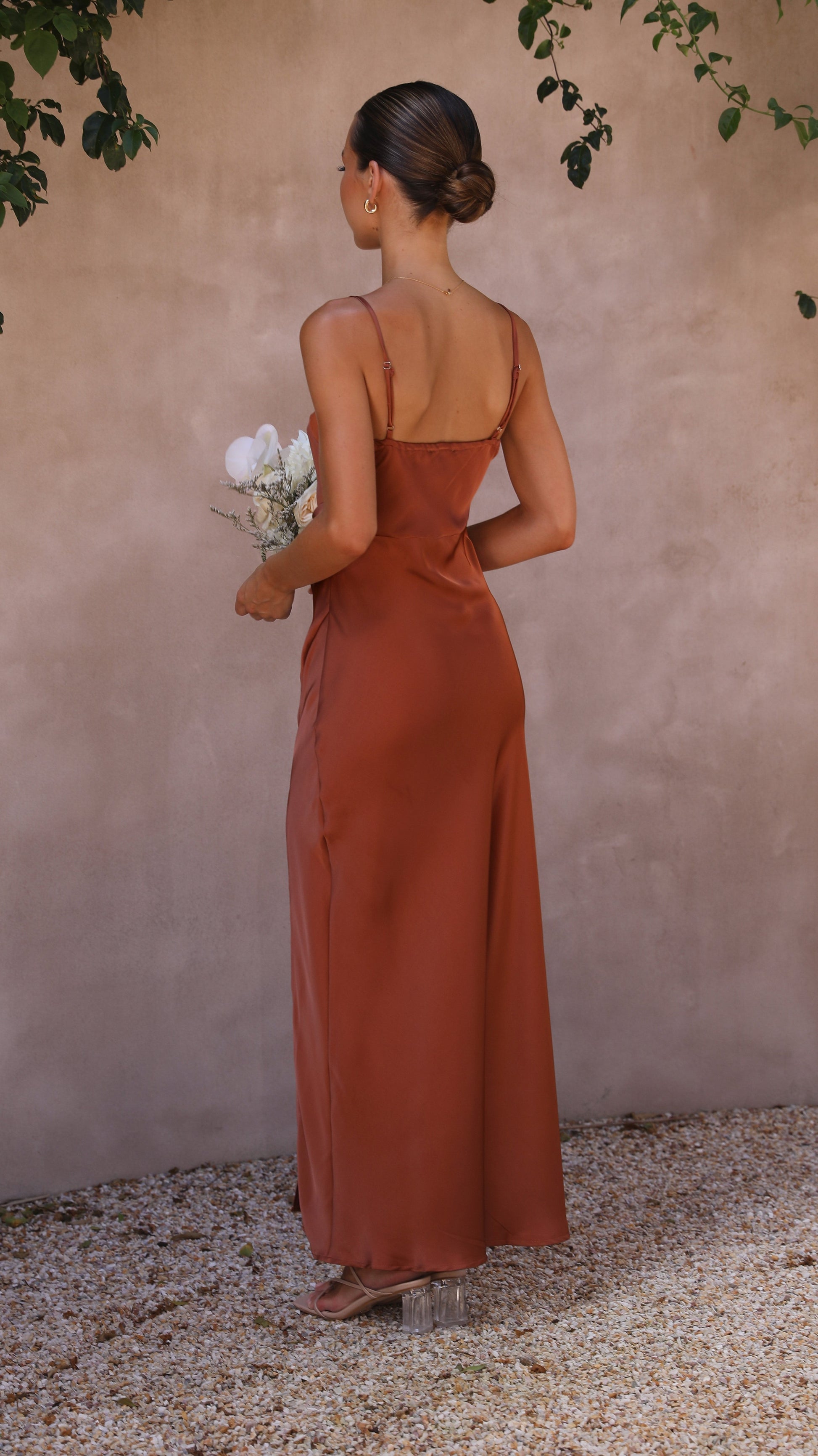 Vestido Maxi Ilana - Cobre