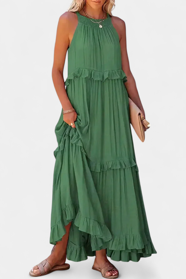 Monica Vestido de Comodidad Atemporal y Frescura Natural