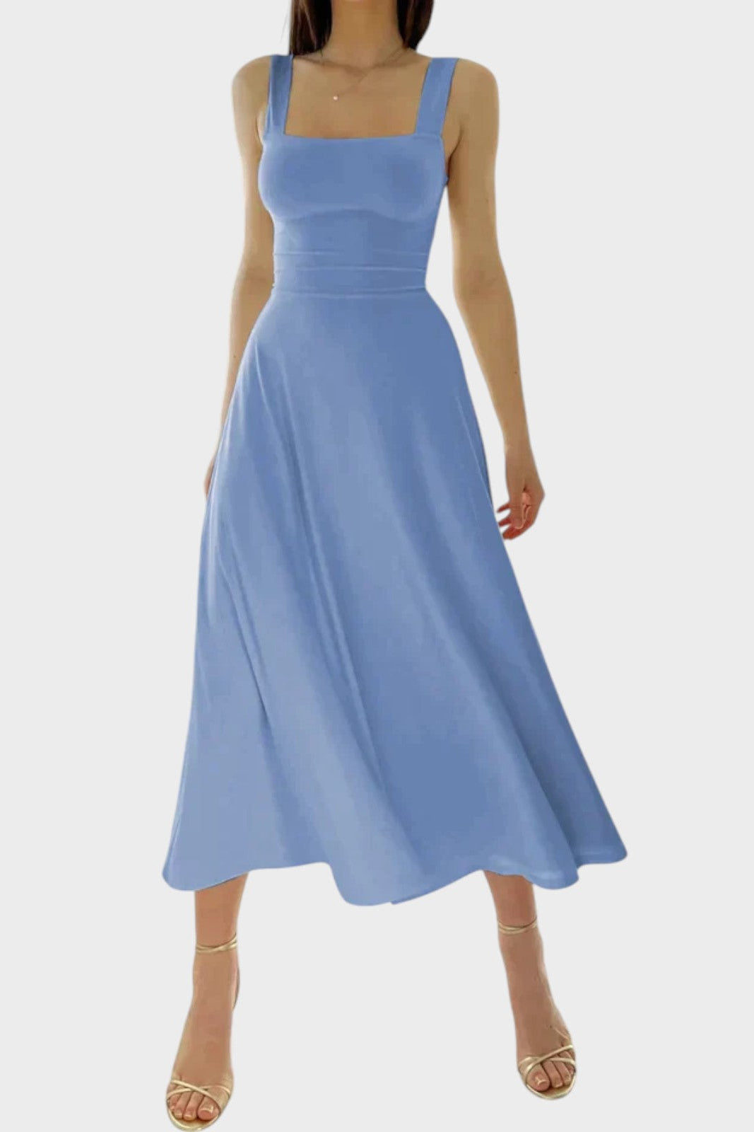 Lys Vestido de Tirantes Corte Entallado