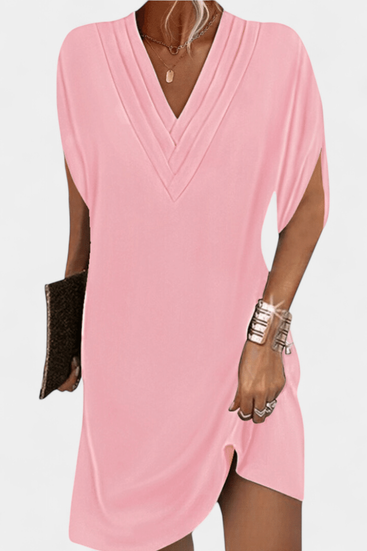 Lesley Vestido Shift Elegante con Escote en V