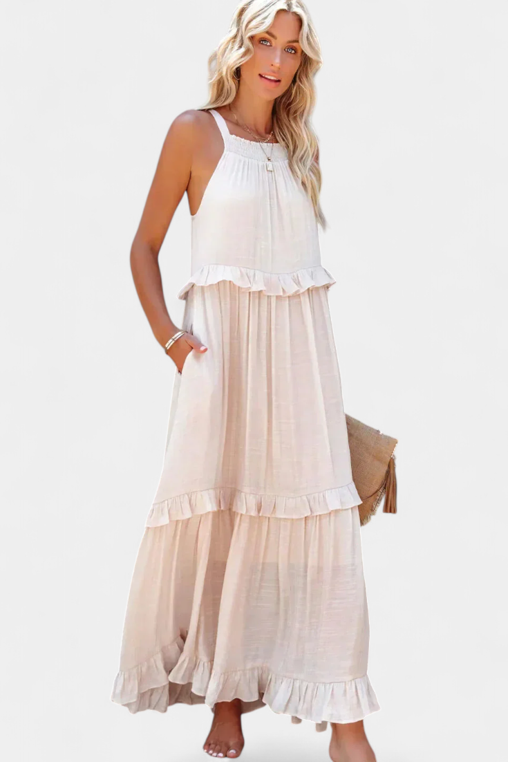 Monica Vestido de Comodidad Atemporal y Frescura Natural