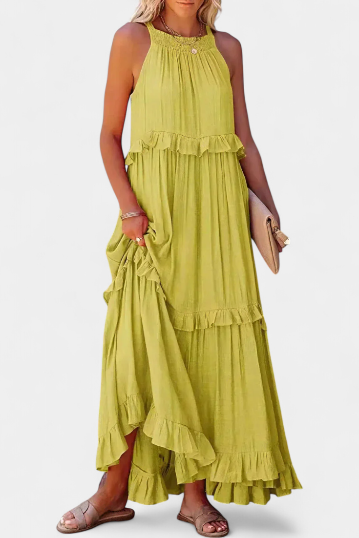 Monica Vestido de Comodidad Atemporal y Frescura Natural