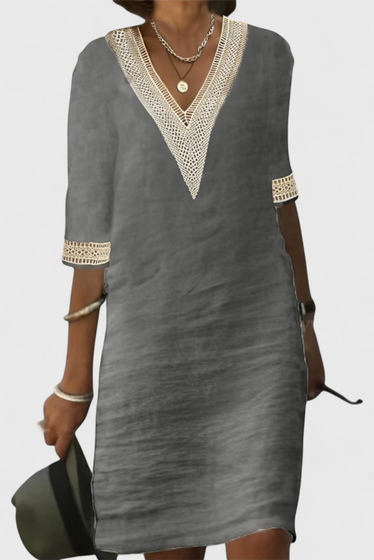 Malia Vestido Midi de Elegancia Casual