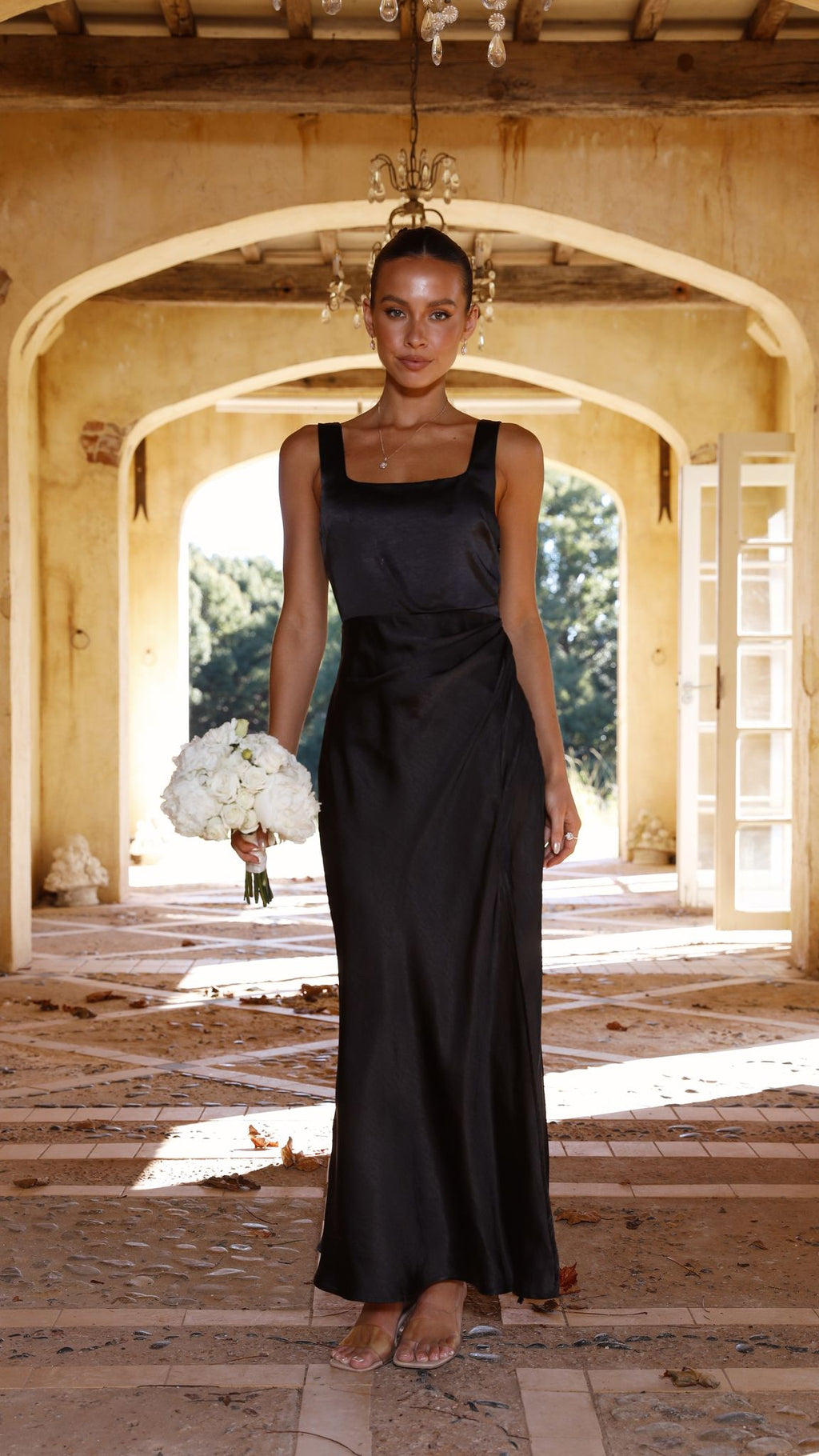 Vestido Maxi Alaria - Negro