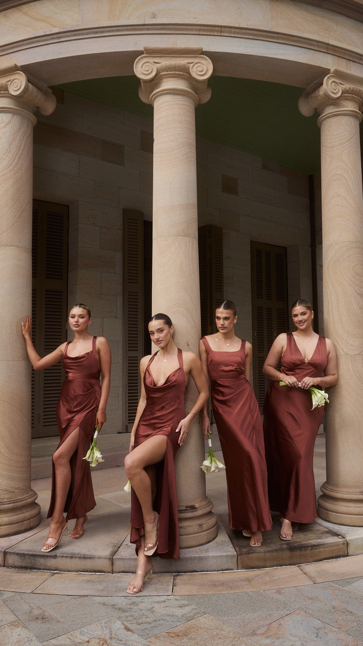 Vestido Maxi Alaria - Óxido