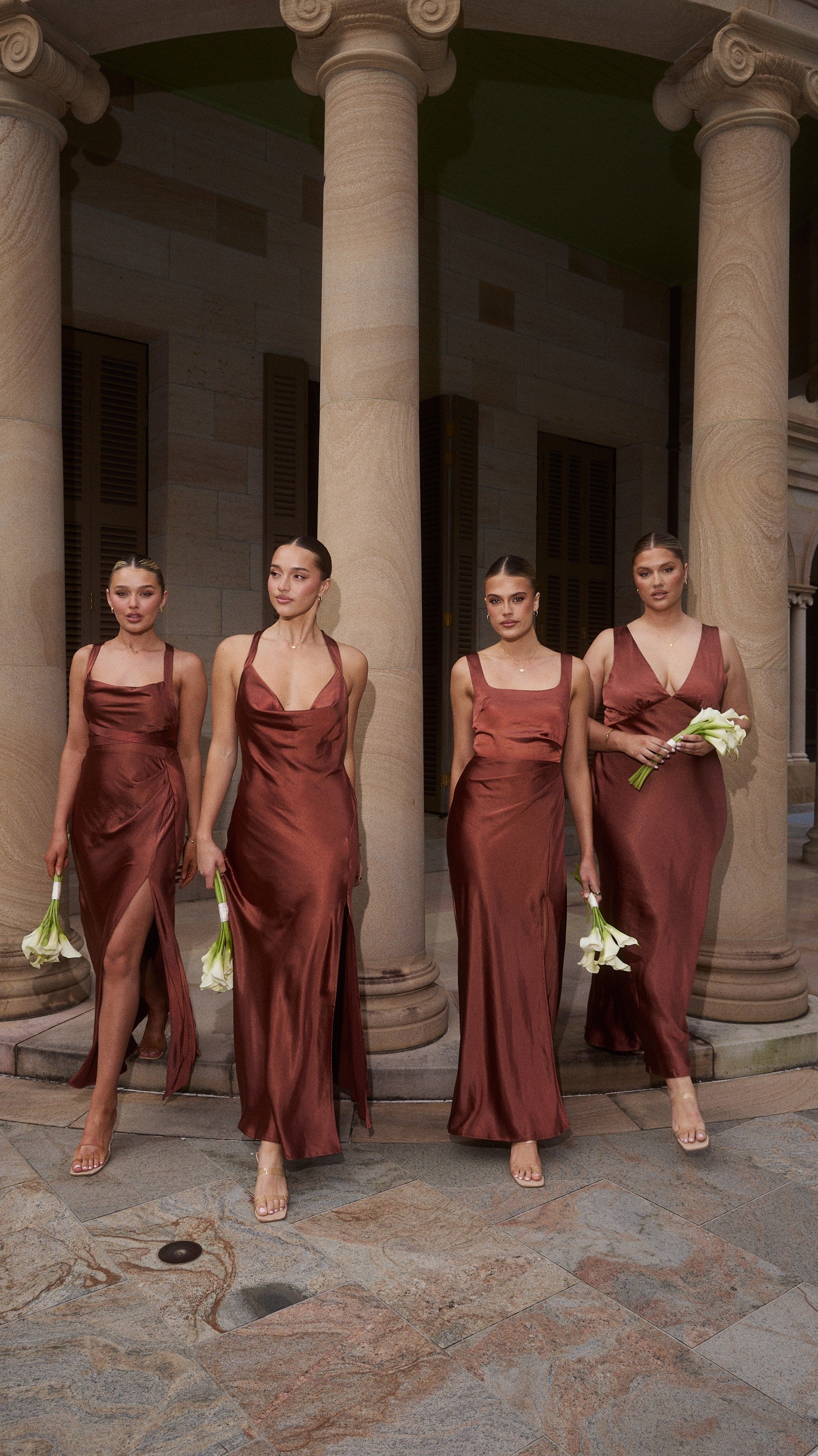 Vestido Maxi Alaria - Óxido