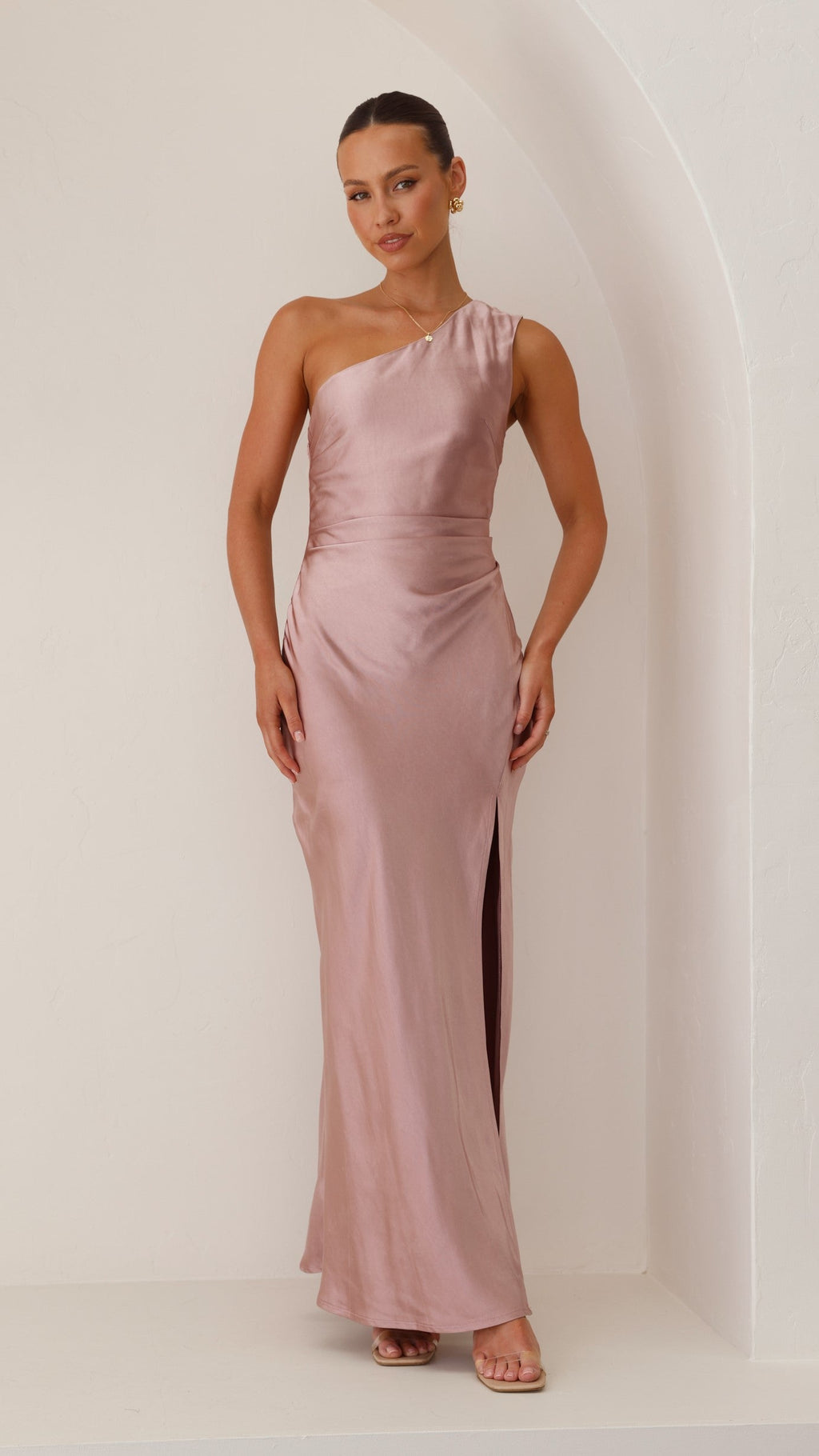 Vestido Maxi Victoria - Rosa Polvoriento