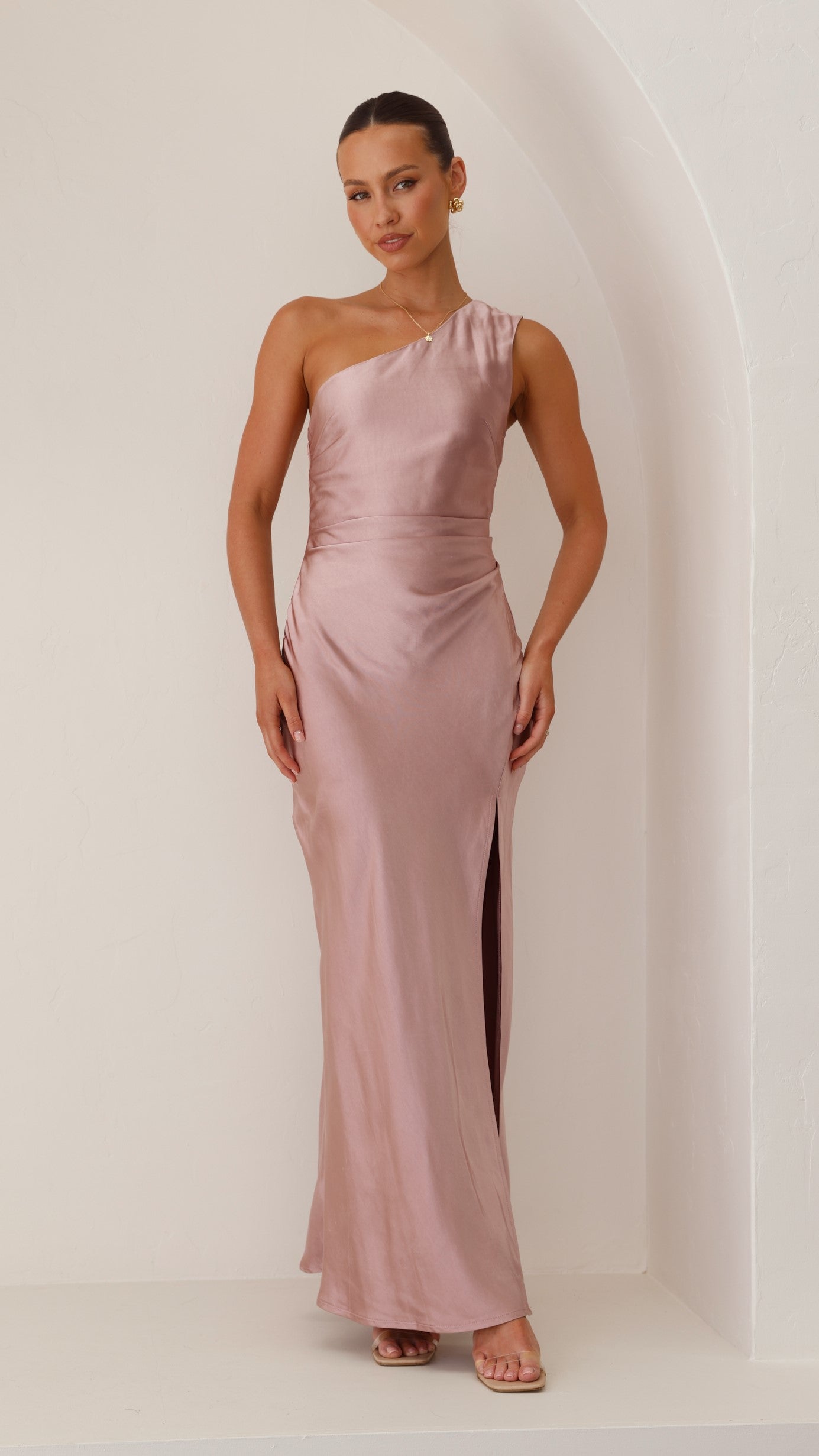 Vestido Maxi Victoria - Rosa Polvoriento