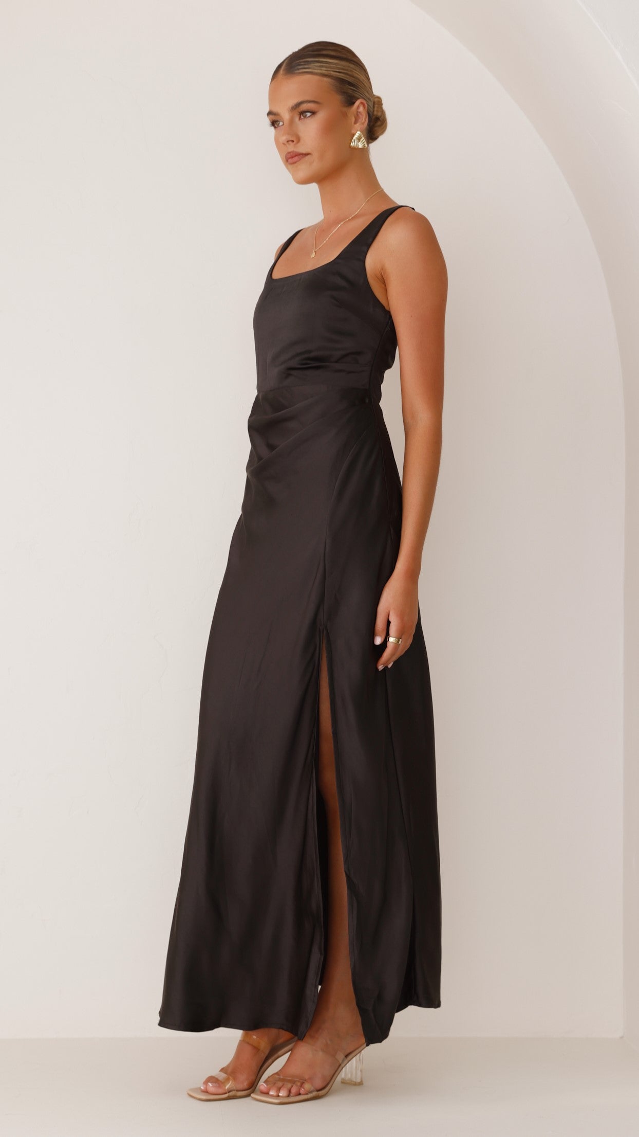 Vestido Maxi Alaria - Negro
