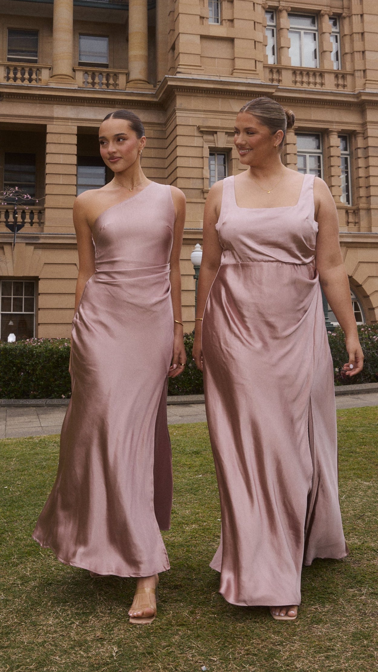 Vestido Maxi Victoria - Rosa Polvoriento