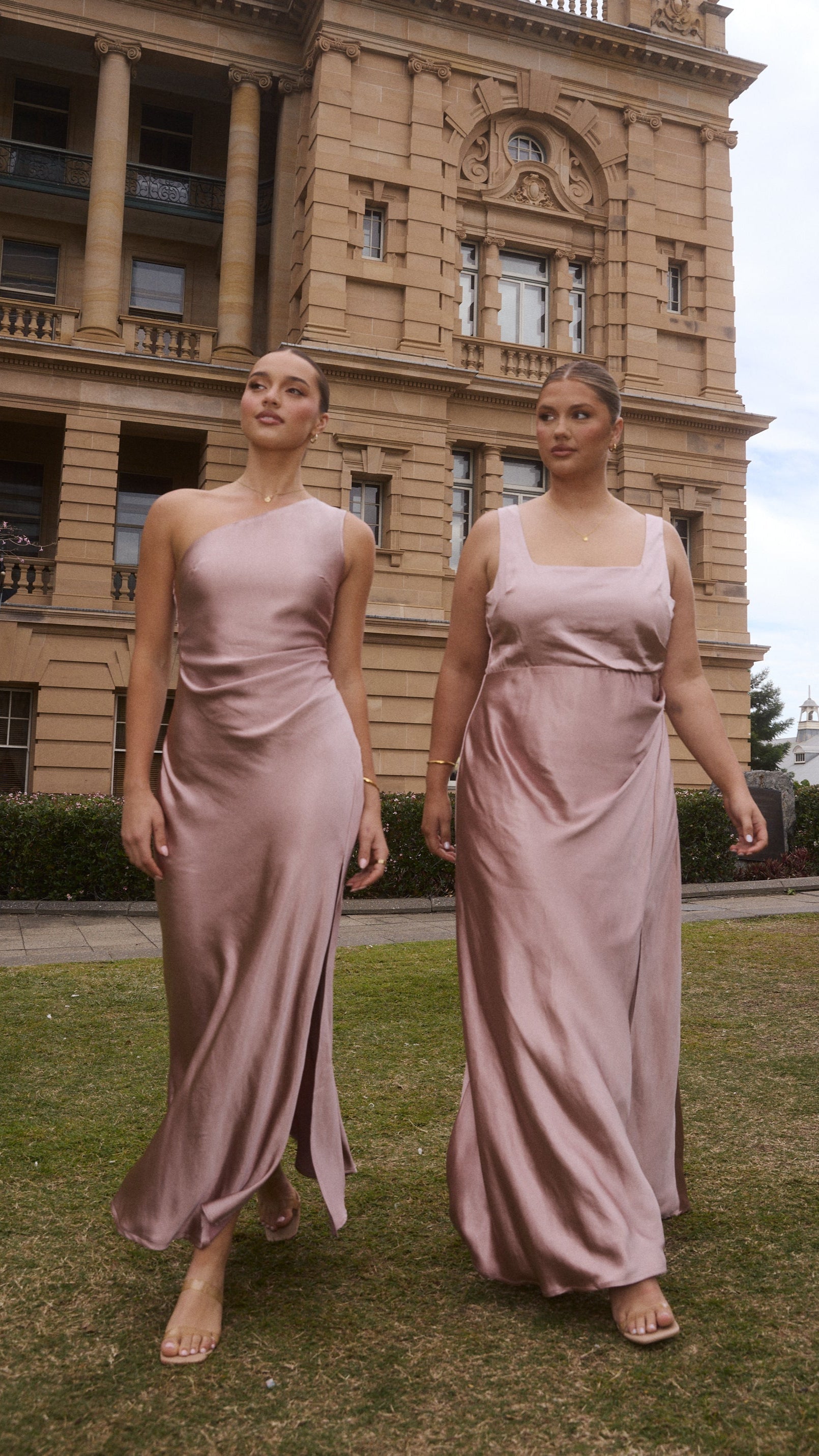 Vestido Maxi Victoria - Rosa Polvoriento