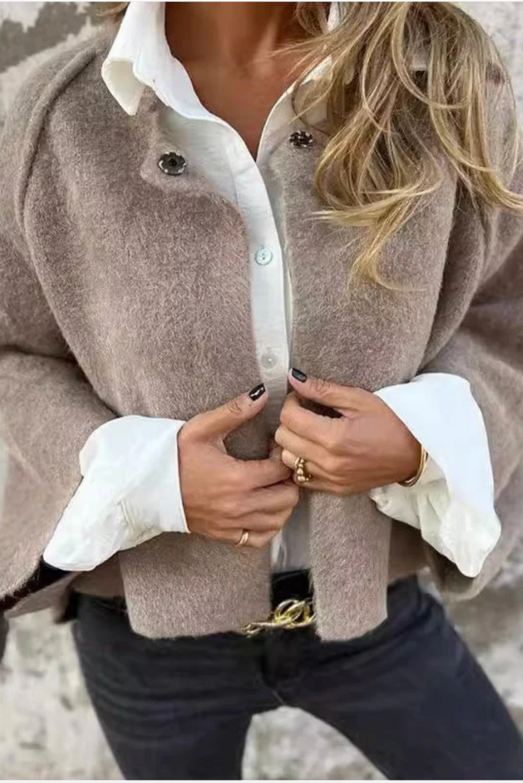 Abrigo Corto de Cachemira