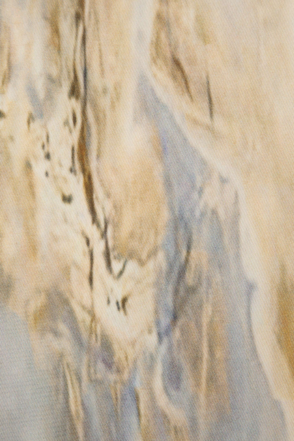 Inna Pantalones Rectos de Cintura Alta con Estampado de Mármol