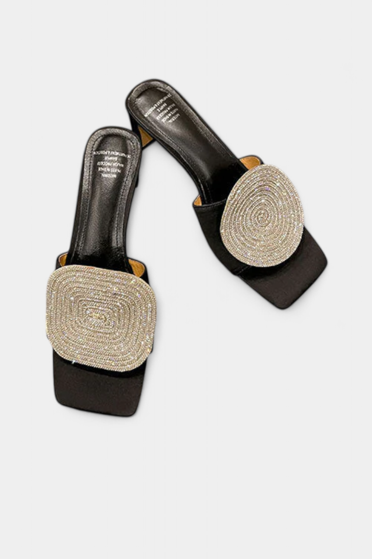 Rita Sandalias Redondas y Cuadradas con Tacón