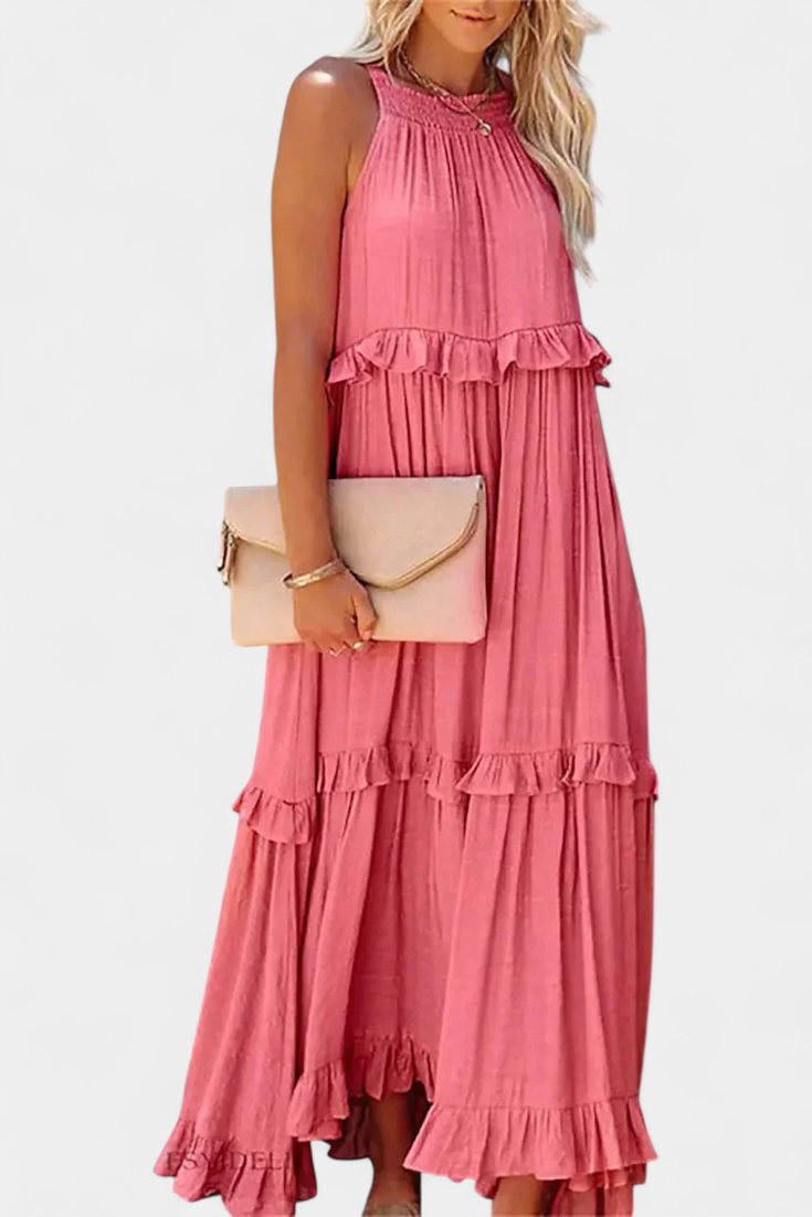 Monica Vestido de Comodidad Atemporal y Frescura Natural