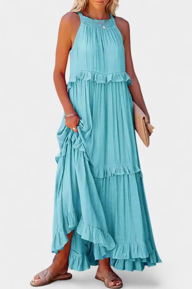 Monica Vestido de Comodidad Atemporal y Frescura Natural