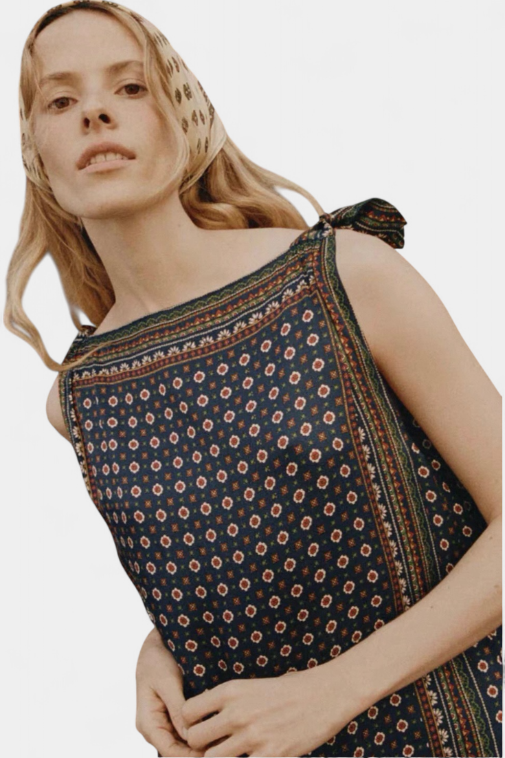 Lorena Vestido Mini Montmartre Foulard