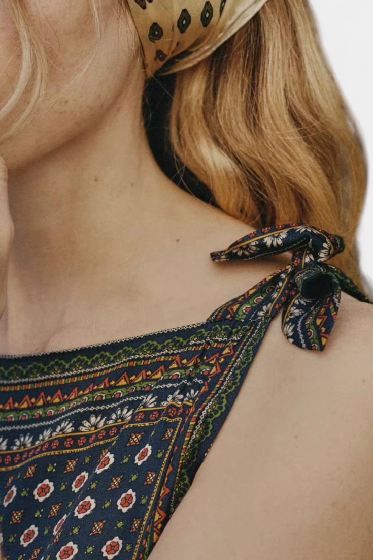 Lorena Vestido Mini Montmartre Foulard