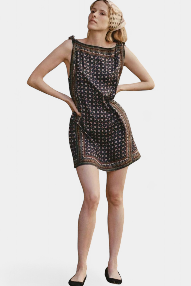 Lorena Vestido Mini Montmartre Foulard