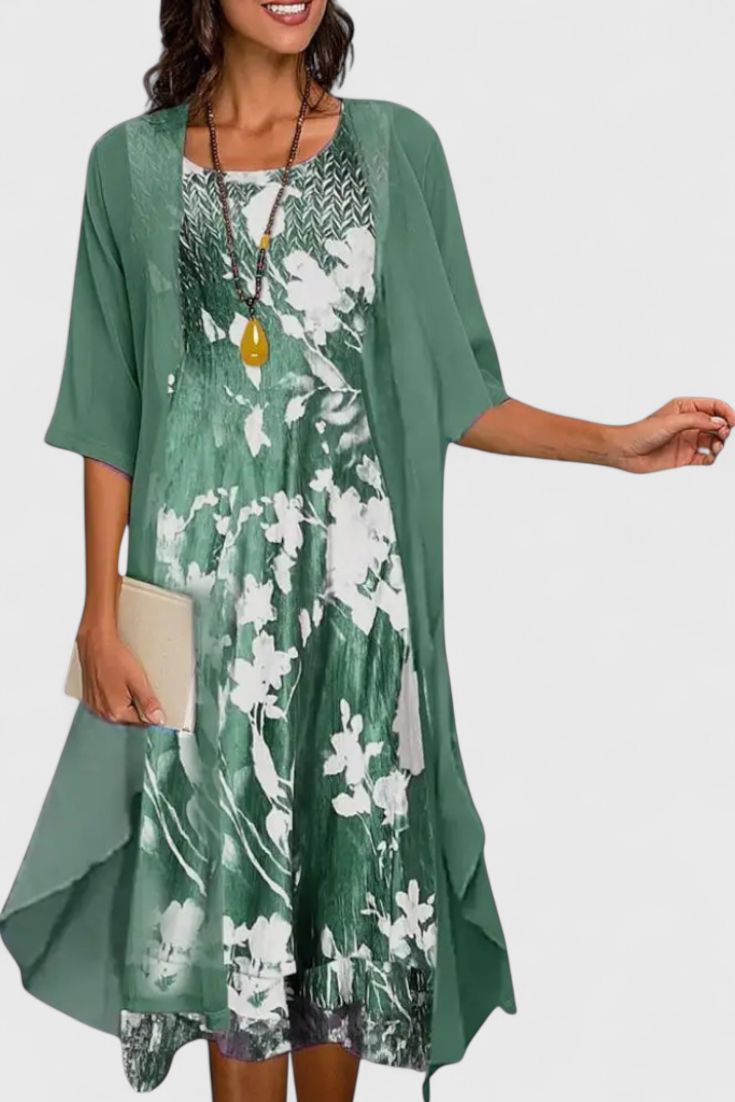 Venezia Vestido Floral Elegante