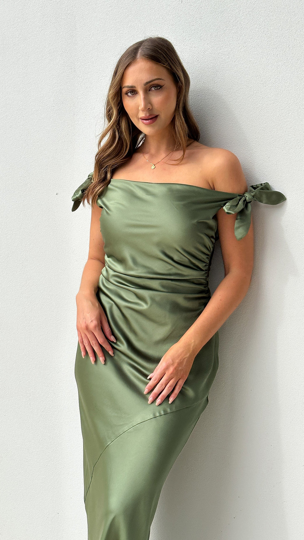 Vestido Maxi Frida - Verde Oliva