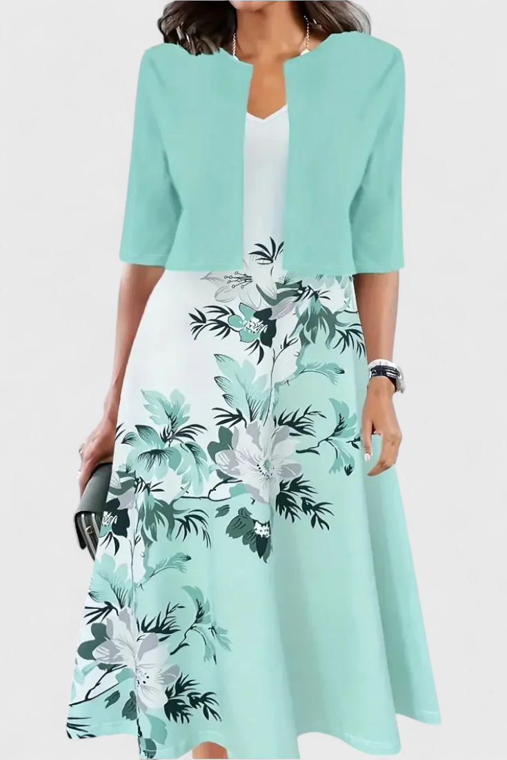 Venezia Vestido Floral Elegante