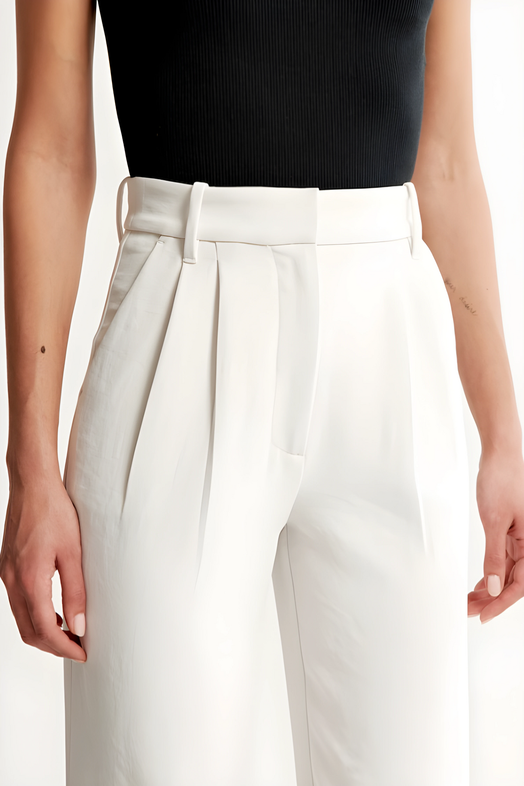 Tinashe Pantalones Tailored de Pierna Ancha