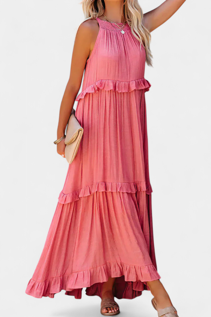 Monica Vestido de Comodidad Atemporal y Frescura Natural