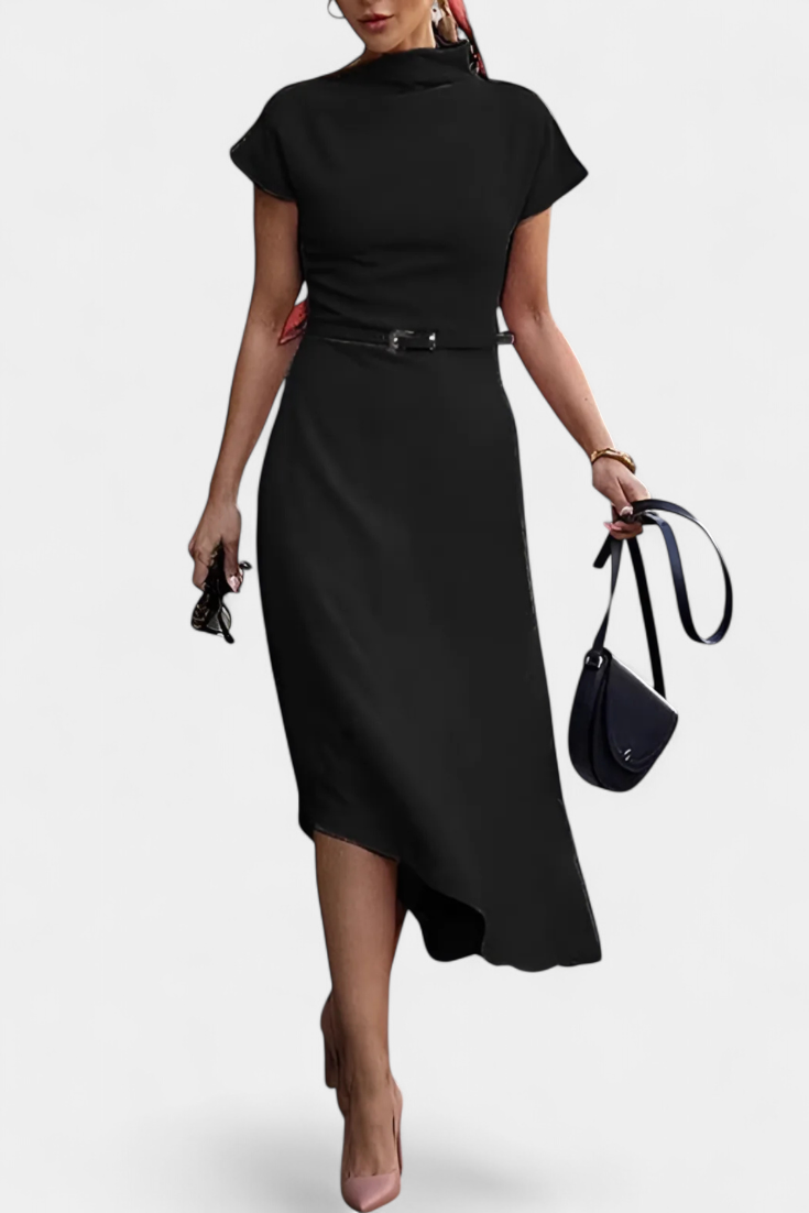 Florence Vestido Asimétrico de Estilo Urbano