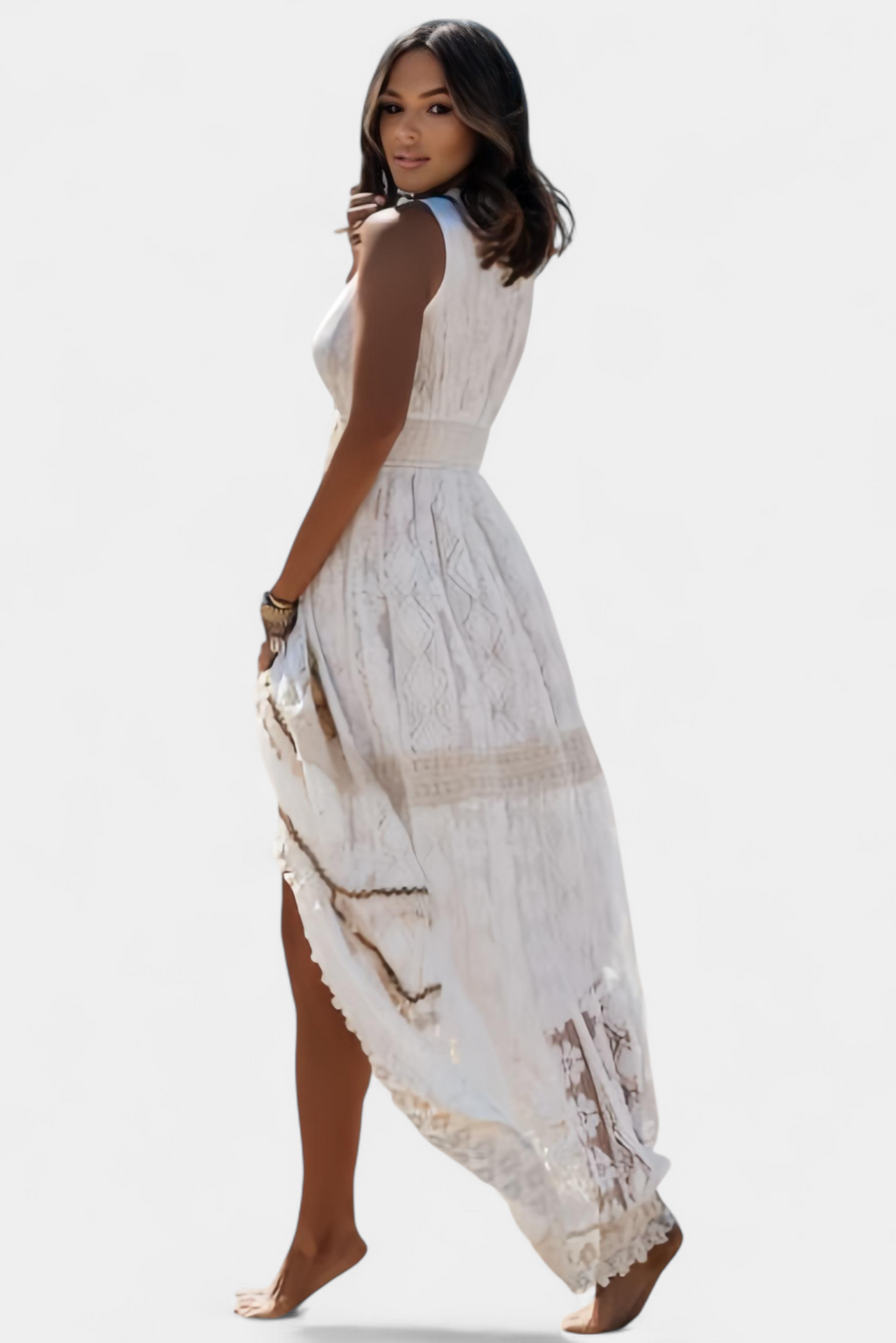 Jonna Vestido Maxi de Encaje Boho