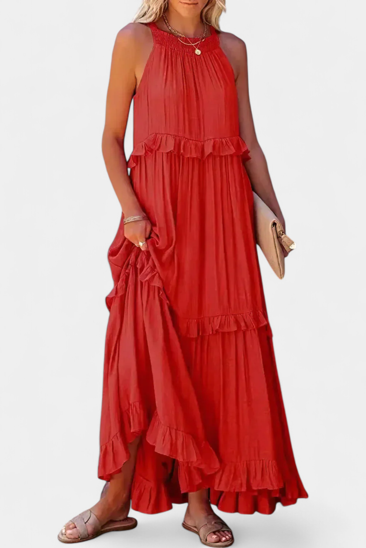 Monica Vestido de Comodidad Atemporal y Frescura Natural