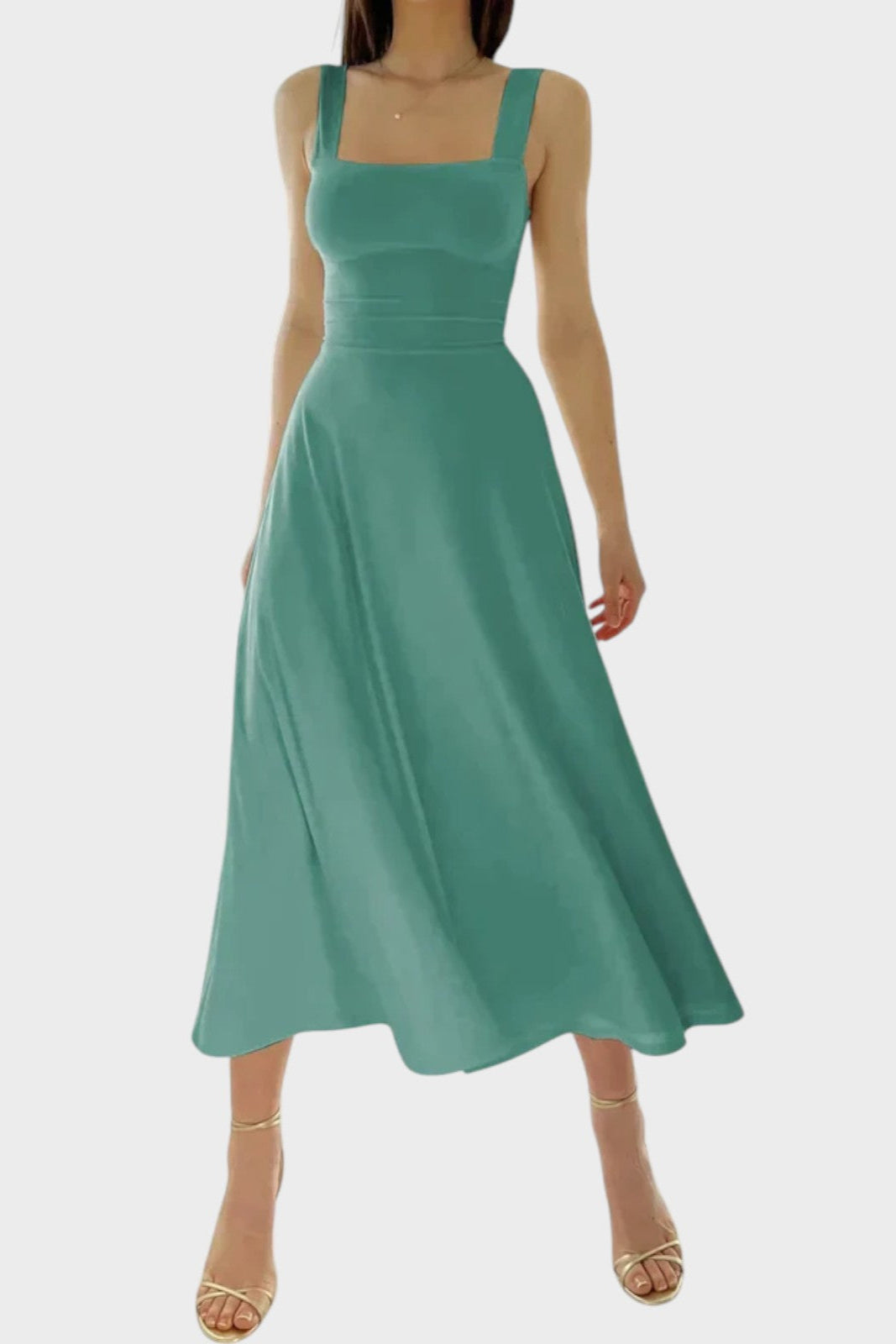 Lys Vestido de Tirantes Corte Entallado