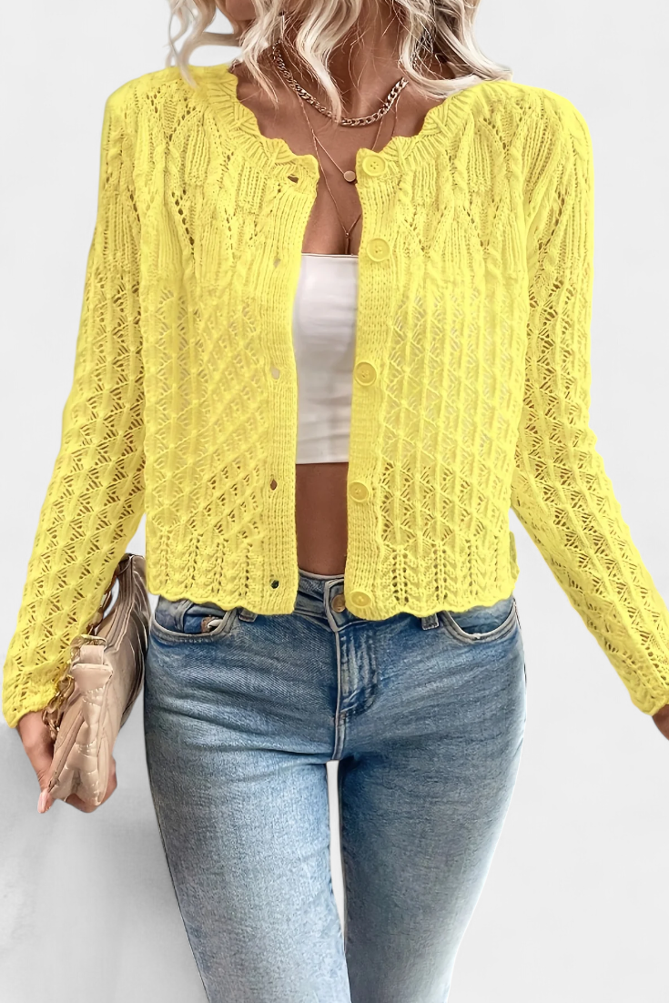 Carwen Cárdigan Chic Desenfadado