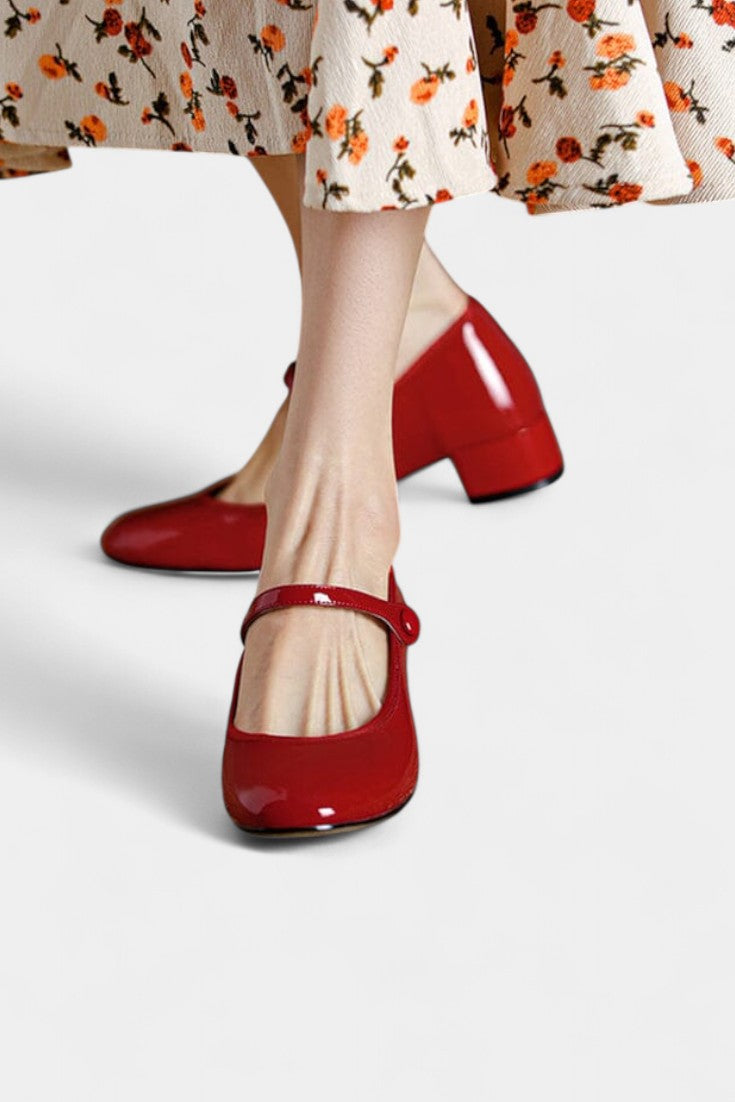 Livy Mary Janes de Cuero Atemporales