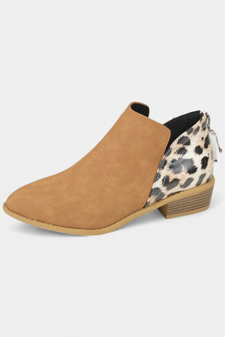 Janicee Botas Ortopédicas con Estampado de Leopardo