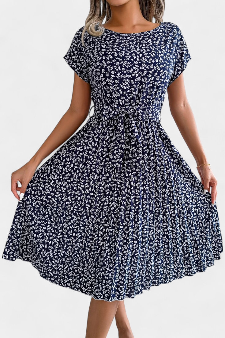 Galilea Vestido Midi Floral de Inspiración Campestre