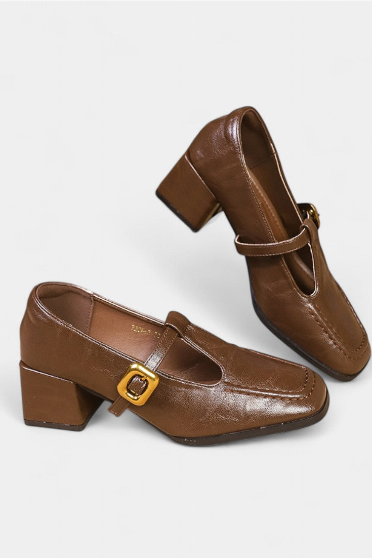 Ruby Sandalias Mary Jane de Estilo Francés