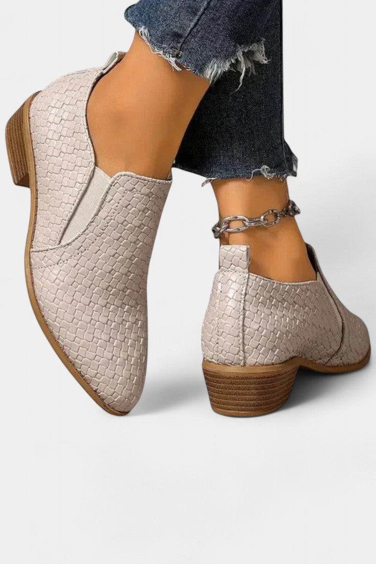 Evran Zapatos de Tacón Ortopédico con Bloque Estable