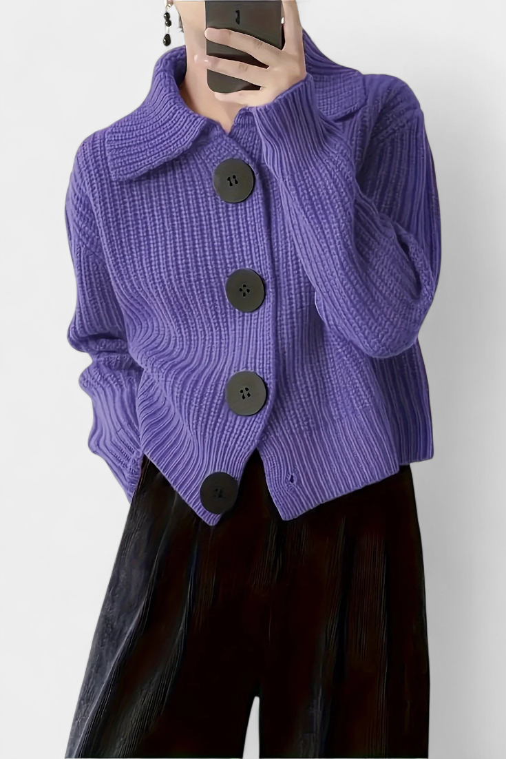 Juliet Chaqueta-Suéter Casual Elegante