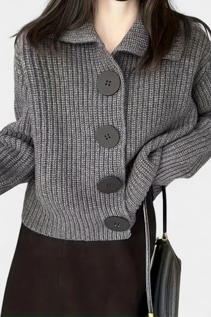 Juliet Chaqueta-Suéter Casual Elegante