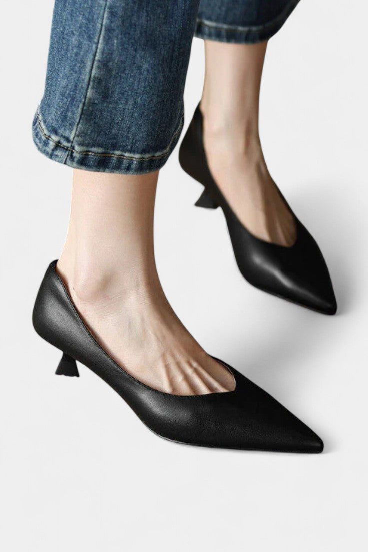 Gerda Mary Janes Elegantes con Punta Afilada