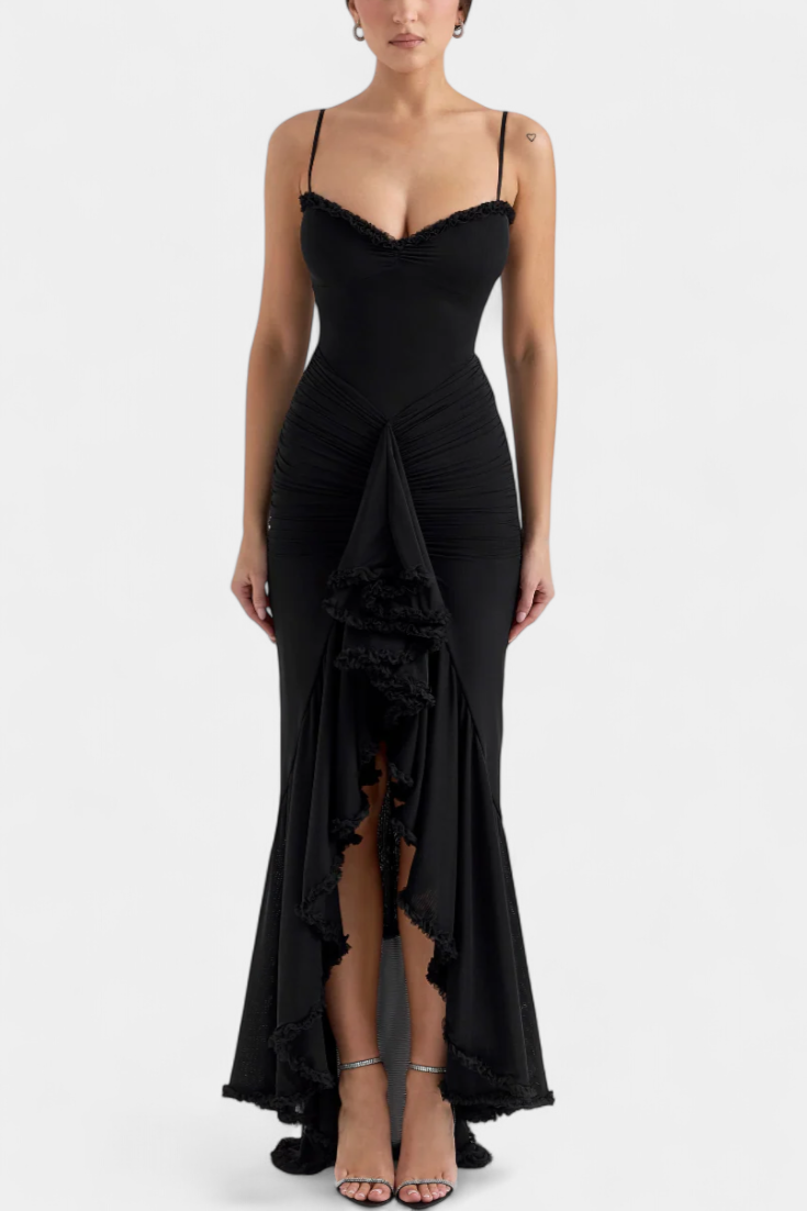 Élodie Vestido de Corsé con Volantes