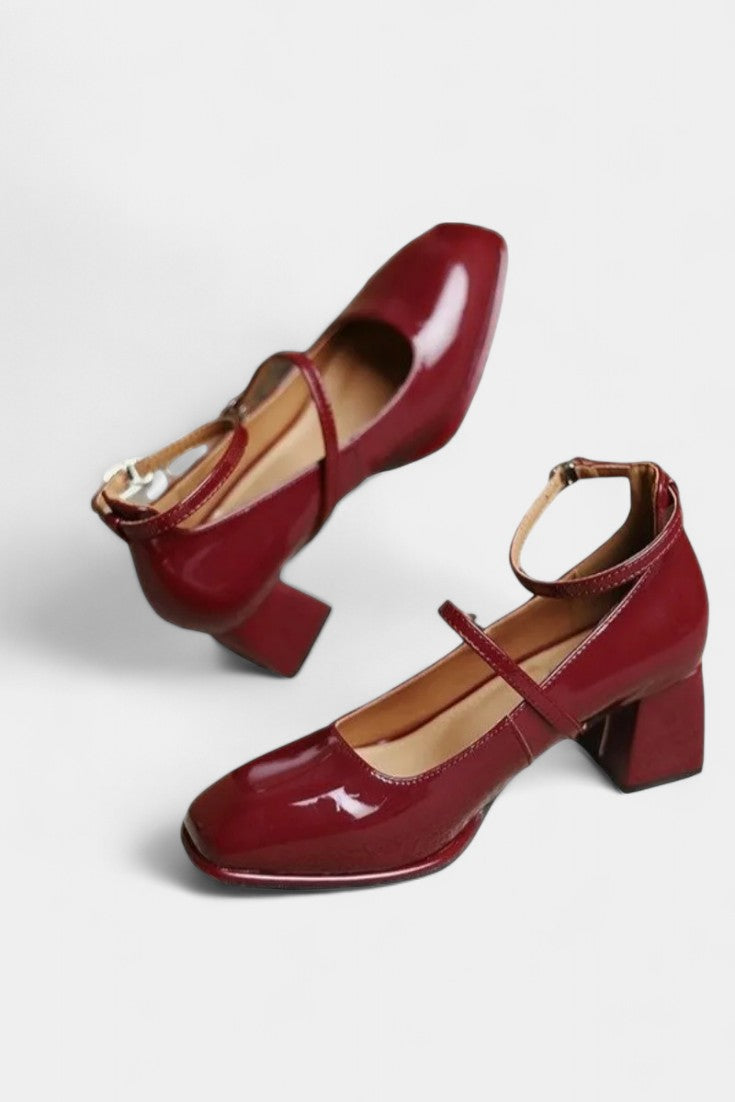 Annelise Mary Janes con Cierre en el Tobillo