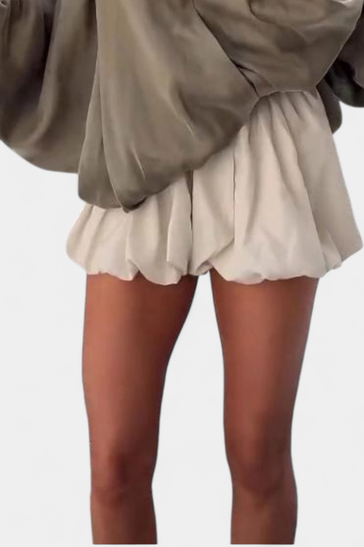 Maude Chaqueta Verde Oliva con Mangas Abullonadas