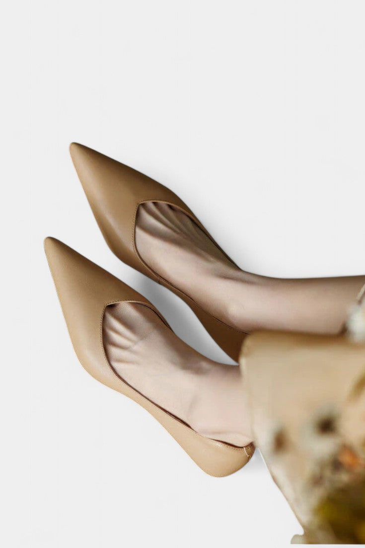 Gerda Mary Janes Elegantes con Punta Afilada