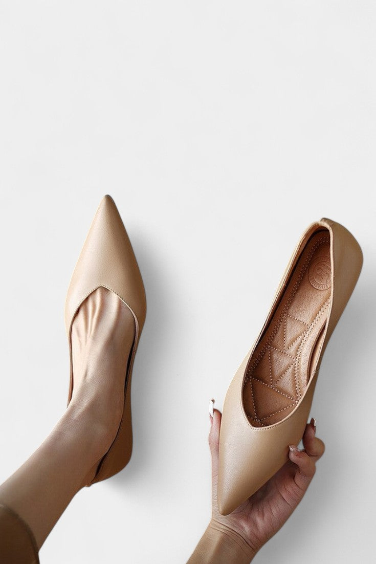 Gerda Mary Janes Elegantes con Punta Afilada