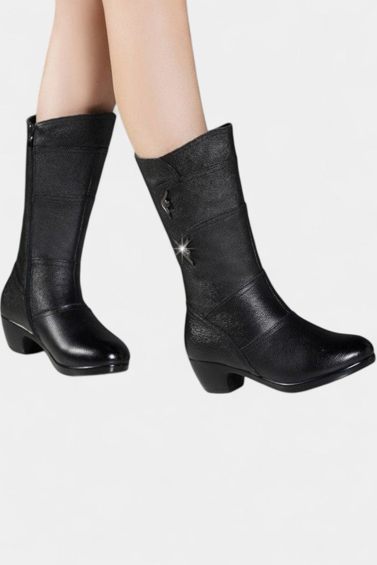 Hadley Botines con Cremallera y Plantilla Acolchada