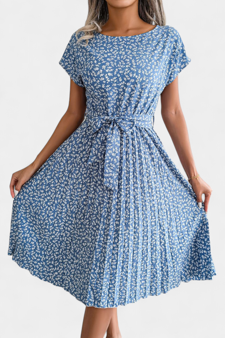 Galilea Vestido Midi Floral de Inspiración Campestre