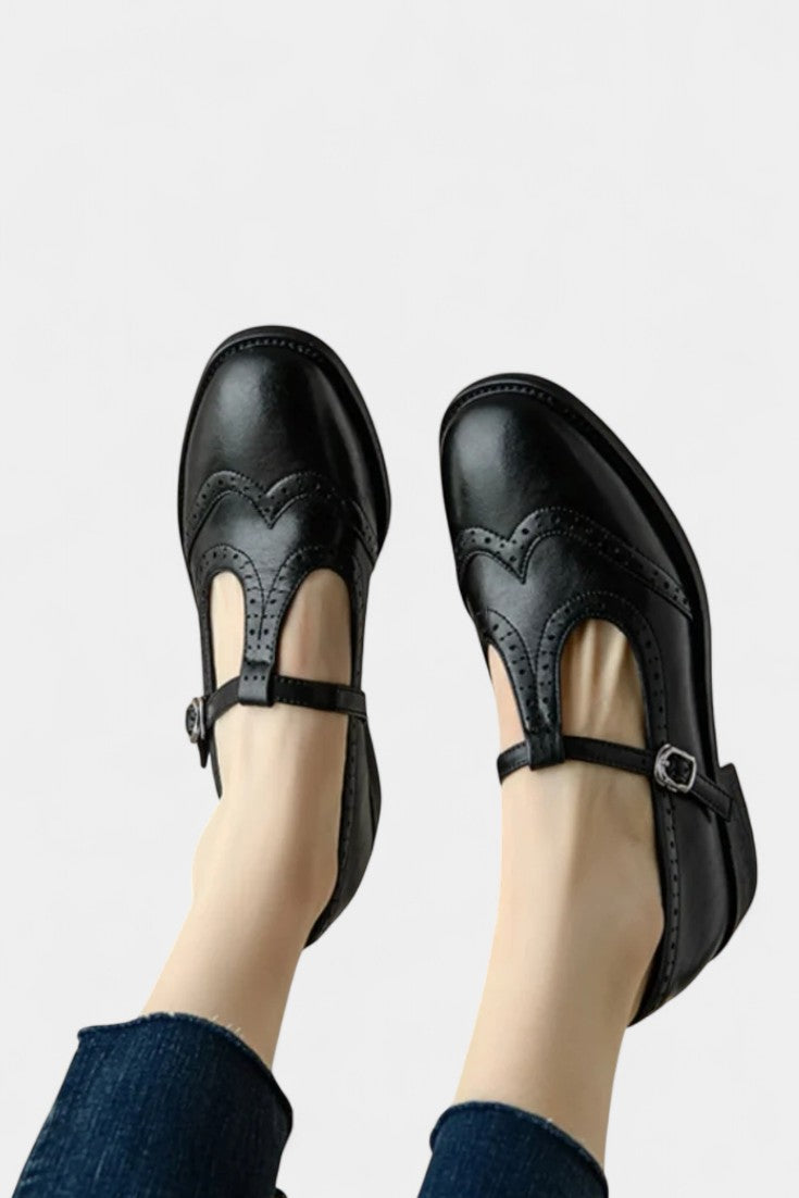 Mary Janes Elegantes con T-Strap